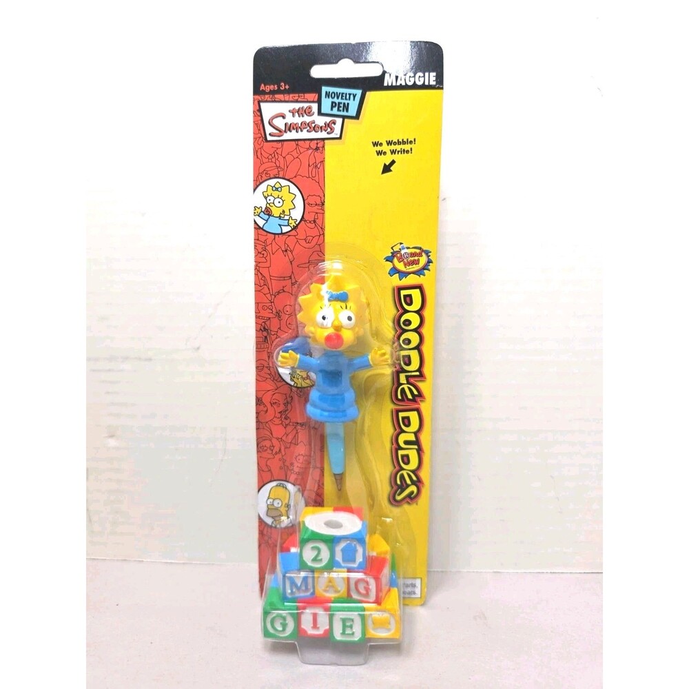 The Simpsons Doodle Dudes Novelty Pen Maggie Simpson 2005